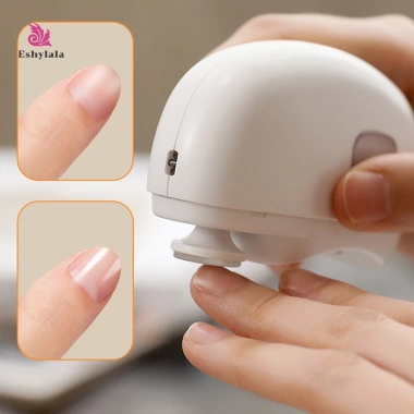 Máy cắt móng tay điện tự động USB sạc lại, đèn LED & mài bóng, phù hợp cho người lớn và bé 9
