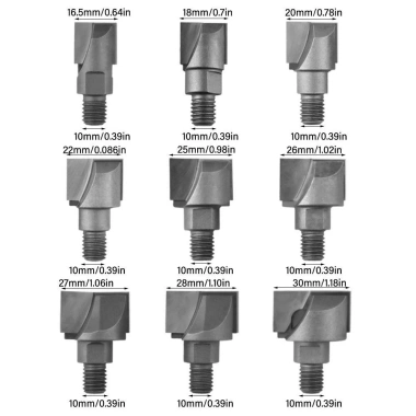 Máy cắt rãnh khóa cửa gỗ AHYS - Thép vonfram CNC, Shank 10mm, Định tuyến sạch đáy 16-30mm, Giá ưu đãi 93.500₫