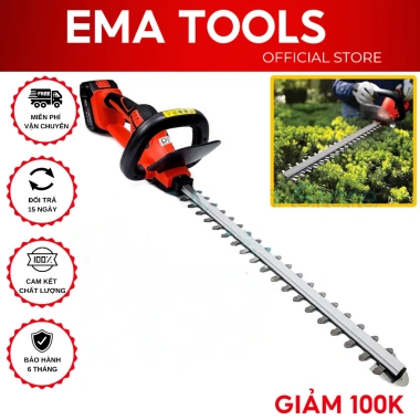 Máy cắt tỉa hàng rào cây cảnh dùng pin, chân phổ thông 4cm, giá chỉ 730.000 VND
