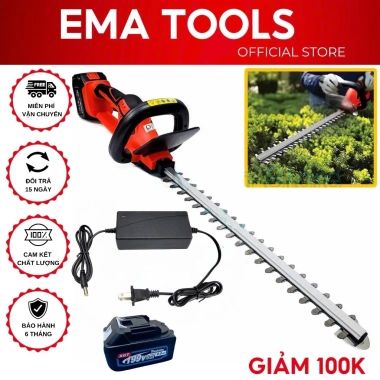 Máy cắt tỉa hàng rào cây cảnh dùng pin, chân phổ thông 4cm, giá chỉ 730.000 VND