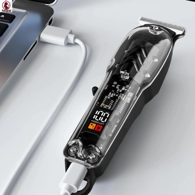 Máy cắt tóc nam low noise, tông đơ kỹ thuật số, dùng tại nhà, tạo kiểu nhanh, giá 110k 7 Máy cắt tóc nam low noise, tông đơ kỹ thuật số, dùng tại nhà, tạo kiểu nhanh, giá 110k 7