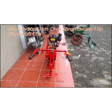 Máy cày bánh xích 7HP lưỡi cày chạy xăng - Giảm giá tại Nam Định, chỉ 13,75 triệu