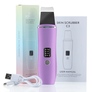 Máy chà sàn da siêu âm Rung - Loại bỏ lỗ chân lông, Xẻng mặt, Đầu trắng, Cavitation Peeling chỉ 265.449₫
