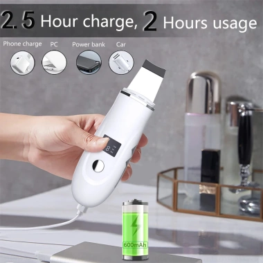 Máy chà sàn siêu âm da mặt - Làm sạch sâu, thu nhỏ lỗ chân lông, thẻ mụn, kèm sữa rửa mặt - Giá ưu đãi 269.426₫