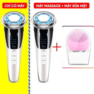 Máy chăm sóc da nóng lạnh đẩy tinh chất trị liệu ánh sáng, làm trẻ hóa da, bảo hành 12 tháng - Giá ưu đãi 629,000₫ 10 Máy chăm sóc da nóng lạnh đẩy tinh chất trị liệu ánh sáng, làm trẻ hóa da, bảo hành 12 tháng - Giá ưu đãi 629,000₫ 10
