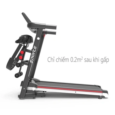 Máy chạy bộ A7AB/A7S 2HP gấp gọn, đai massage, chạy nhẹ, chống rung - Hàng chính hãng