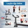 Máy chạy bộ cơ gấp gọn, đệm đi bộ, độ dốc điều chỉnh, Bluetooth, âm nhạc, giá 1.799.000₫ 2