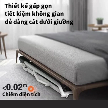 Máy chạy bộ cơ gấp gọn, đệm đi bộ, độ dốc điều chỉnh, Bluetooth, âm nhạc, giá 1.799.000₫