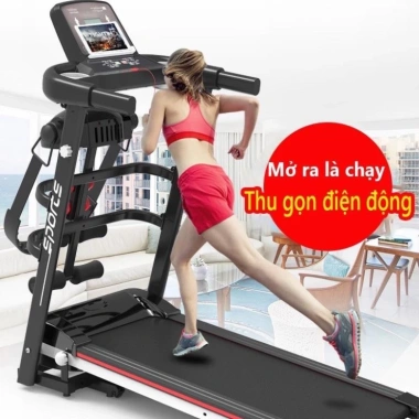 Máy chạy bộ điện đa năng A7S 2.0HP - Bảo hành 5 năm, tặng massage tạ tay, giảm giá tới 17%