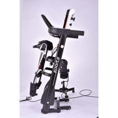 Máy chạy bộ điện đa năng A7S 3.0HP - Đai massage, tạ tay, bảo hành 5 năm, video, hình thật - Giá 5.35 triệu