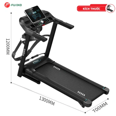 Máy chạy bộ điện Fujiko A8 nâng dốc, gấp gọn tự động đa năng - Giá chỉ 4.95 triệu