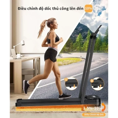 Máy chạy bộ điện gấp gọn MY-HI T3 - Độ dốc tùy chỉnh, tay vịn gập, tắt tiếng, phù hợp gia đình, giá ưu đãi 2,290,000₫ 7