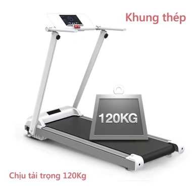 Máy chạy bộ điện mới gọn nhẹ gia dụng, gấp gọn, yên tĩnh, phát nhạc, bảo hành 5