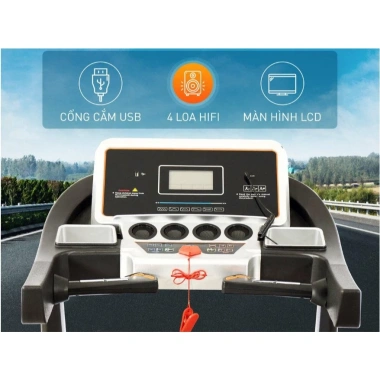 Máy chạy bộ Fujisuma FJ-888 PRRO + Osaky OS-8.218D, động cơ 3.5, tốc độ 16 km/h