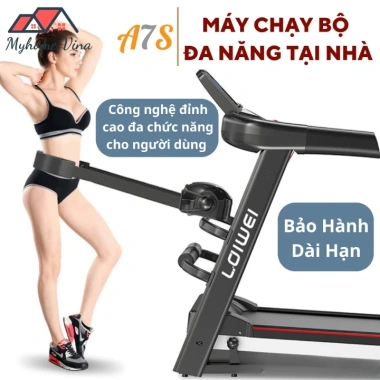 Máy chạy bộ gấp gọn A7S 2HP chống rung, đa năng tại nhà kèm đai bụng đo nhịp tim - 7,690,000₫ 3 Máy chạy bộ gấp gọn A7S 2HP chống rung, đa năng tại nhà kèm đai bụng đo nhịp tim - 7,690,000₫ 3