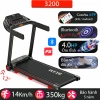 Máy chạy bộ gập gọn Bluetooth, độ dốc, tốc độ 14km/h, cho gia đình - 4,1 triệu 10