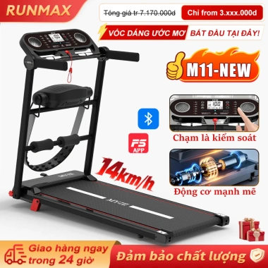 Máy chạy bộ gập gọn Bluetooth, giảm chấn chống ồn, độ dốc điều chỉnh, cho gia đình - 3.8 triệu