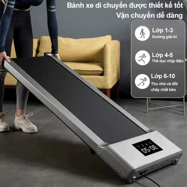 Máy chạy bộ gấp gọn đa năng gia đình – Thể dục tại nhà, hấp thụ sốc, còn 23,59 triệu