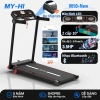 Máy chạy bộ gập gọn gia đình, Bluetooth âm nhạc, giảm chấn, chống ồn, độ dốc điều chỉnh - 4,600,000₫ 10