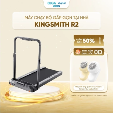 Máy chạy bộ gấp gọn KingSmith R2 tại nhà chính hãng, giảm 13,5M, BH 12 tháng