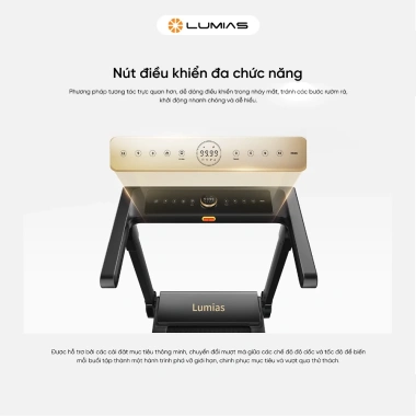 Máy chạy bộ gấp gọn Lumias X26 chịu tải 120kg, tốc độ 15km/h, độ dốc 7, giá ưu đãi 13,990,000₫