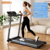 Máy chạy bộ gấp gọn OneTwoFit 2.5HP, màn hình LED, loa Bluetooth, 3 mức nghiêng thủ công, tải 120kg – giá 5.299.000₫