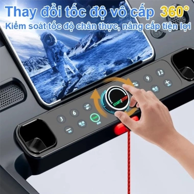 Máy chạy bộ gấp gọn tại nhà 1‑14km/h, 0‑12°, giảm chấn giảm ồn, giá đỡ điện thoại, điều khiển từ xa - chỉ 5,6 triệu 3 Máy chạy bộ gấp gọn tại nhà 1‑14km/h, 0‑12°, giảm chấn giảm ồn, giá đỡ điện thoại, điều khiển từ xa - chỉ 5,6 triệu 3