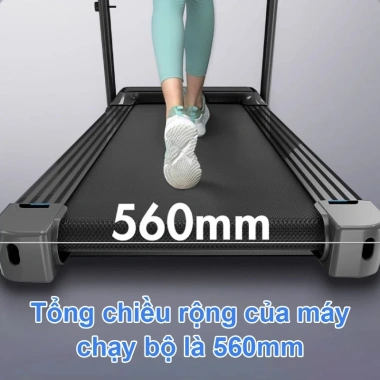 Máy chạy bộ gấp gọn tại nhà 1‑14km/h, 0‑12°, giảm chấn giảm ồn, giá đỡ điện thoại, điều khiển từ xa - chỉ 5,6 triệu