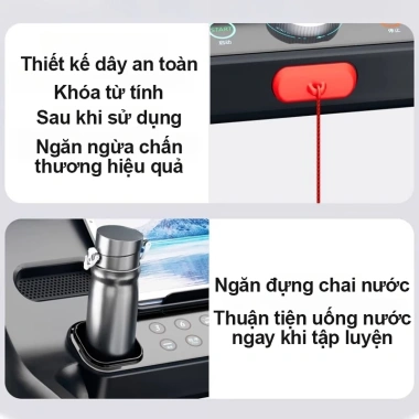 Máy chạy bộ gấp gọn tại nhà 1‑14km/h, 0‑12°, giảm chấn giảm ồn, giá đỡ điện thoại, điều khiển từ xa - chỉ 5,6 triệu 9 Máy chạy bộ gấp gọn tại nhà 1‑14km/h, 0‑12°, giảm chấn giảm ồn, giá đỡ điện thoại, điều khiển từ xa - chỉ 5,6 triệu 9