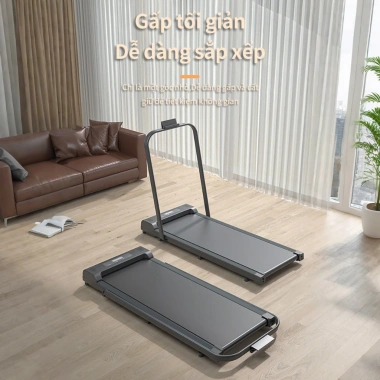 Máy chạy bộ gia dụng băng EVA chống rung, thiết kế nhỏ gọn không tay cầm, bảo hành dài hạn