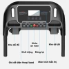 Máy chạy bộ Hapo HP03 gấp gọn, đai massage, tạ tay, chịu tải 120kg - 7.9 triệu 3