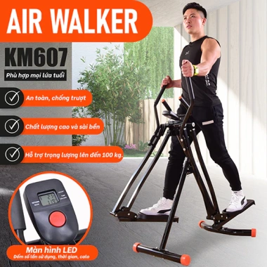Máy chạy bộ KM607 tại nhà - Giảm cân, giảm mỡ bụng, giá ưu đãi 1.499.000đ