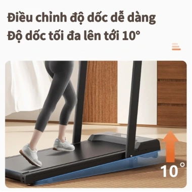 Máy chạy bộ mini gấp gọn đa năng, điều chỉnh độ dốc, máy tập thể dục tại nhà - Giá chỉ 2.29 triệu