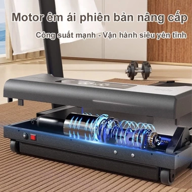 Máy chạy bộ mini gấp gọn đa năng, điều chỉnh độ dốc, máy tập thể dục tại nhà - Giá chỉ 2.29 triệu