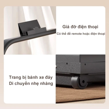 Máy chạy bộ mini gấp gọn đa năng, điều chỉnh độ dốc, máy tập thể dục tại nhà - Giá chỉ 2.29 triệu