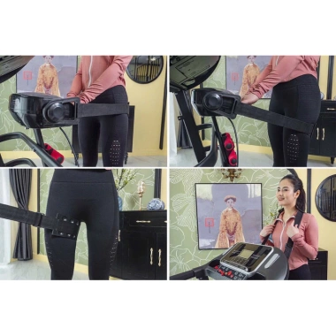 Máy chạy bộ OSAKY A7AB đa năng, gấp gọn, đai rung - giá ưu đãi, video, ảnh thật