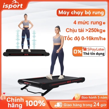 Máy chạy bộ rung 3 trong 1 - 4 chế độ rung, độ dốc điều chỉnh, LED Remote - Giá chỉ 2.6 triệu