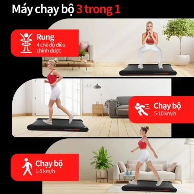 Máy chạy bộ rung 3 trong 1 - 4 chế độ rung, độ dốc điều chỉnh, LED Remote - Giá chỉ 2.6 triệu 2 Máy chạy bộ rung 3 trong 1 - 4 chế độ rung, độ dốc điều chỉnh, LED Remote - Giá chỉ 2.6 triệu 2