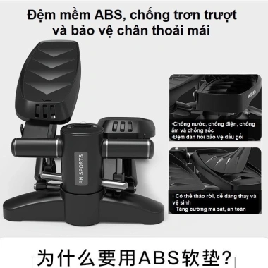 Máy chạy bộ tại chỗ Stepper A012 - Máy bước chân mini thủy lực, tập chân trong nhà, giảm còn 1.450.000₫