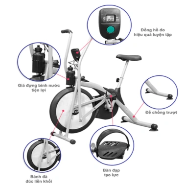 Máy chạy bộ xe đạp Queen Sport X9 X10 - Đo nhịp tim, bình nước, giá 2.800.000VND