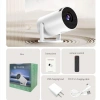 Máy chiếu mini WiFi 480x360 1.080P, kết nối điện thoại HDMI USB, xem phim tối, giá 429.000 5