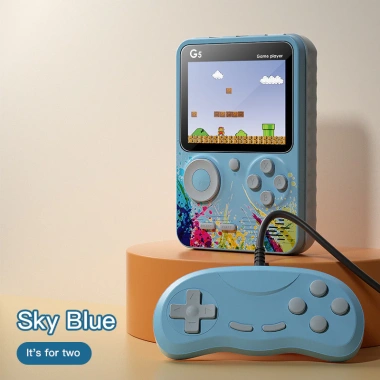 Máy chơi game cầm tay G5 - 500 trò chơi, 2 người chơi, pin sạc, giá ưu đãi 168.555đ 10 Máy chơi game cầm tay G5 - 500 trò chơi, 2 người chơi, pin sạc, giá ưu đãi 168.555đ 10