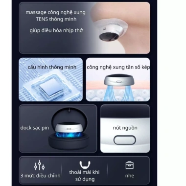 Máy Chống Ngáy Snore Circle – Xung TENS, Dán Cằm, Cấp Độ Rung, Ngủ Sâu, Giá 750.000 VND 3