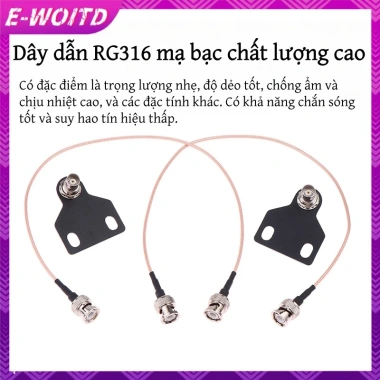 Máy chủ micro không dây sân khấu E-WOITD BNC Giao diện mở rộng ăng-ten giảm giá 3