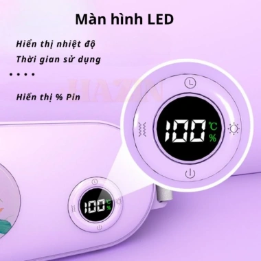 Máy chườm bụng kinh Đai Massage 6 mức nhiệt Giảm đau bụng tháng quà tặng người thương 5