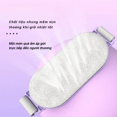 Máy chườm bụng kinh Đai Massage 6 mức nhiệt Giảm đau bụng tháng quà tặng người thương 9