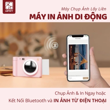 Máy chụp ảnh lấy liền HPRT Z1 – In điện thoại, Bluetooth 5.0, tự động AR, 1,990,000₫