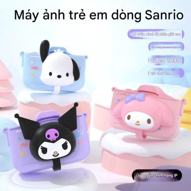 Máy chụp ảnh & quay video Sanrio K70 HD 1.080, tặng thẻ nhớ, hình Kuromi Hello Kitty dễ thương - JA Official
