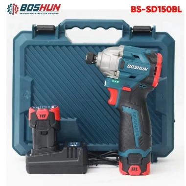 Máy chuyên vít búa pin BOSHUN BS-SD150BL 150Nm 4 cell 16.8V 3 tốc độ 753.000₫ 3