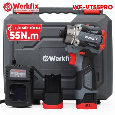 Máy chuyên vít cấp trượt WORKFIX WF-VT55PRO 55Nm, bắn vít & khoan, gọn nhẹ không chổi than - Giá chỉ 698.000₫ 2